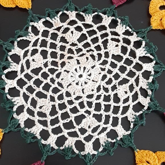 Handmade Crochet table doiley. - Picture 3 of 3